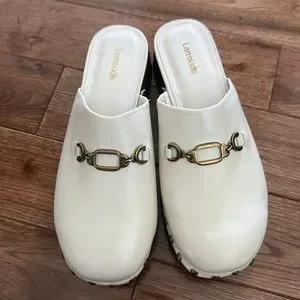 Larroude | Shoes | Larroude Zuzi Bit Mule In Ivory Leather  display picture 1